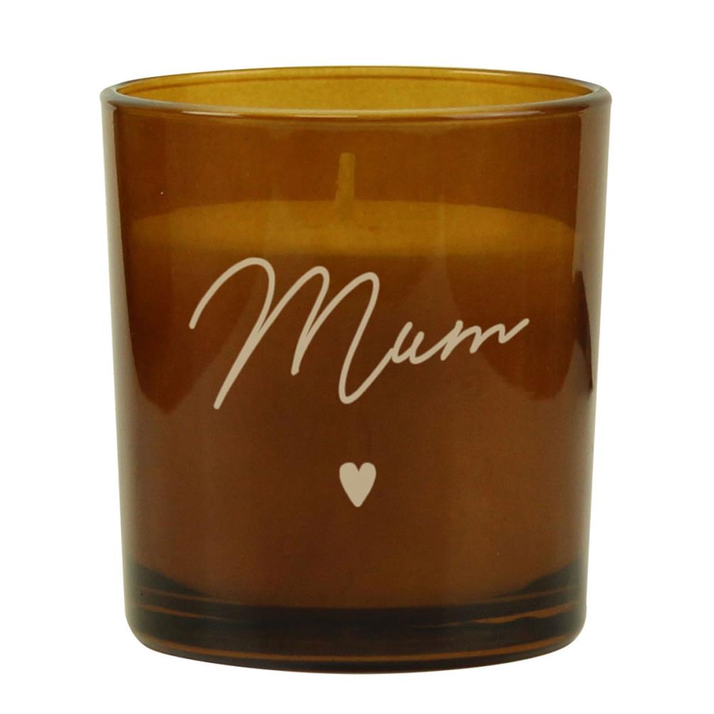 Personalised Amber Glass Jar Candle £8.99